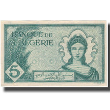 Banknote, Algeria, 5 Francs, 1942, 1942-11-16, KM:91, AU(55-58)