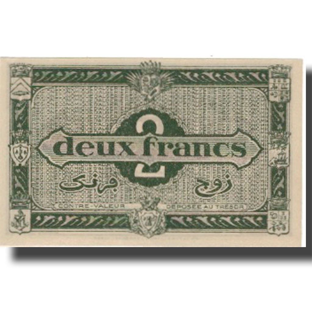 Banknote, Algeria, 2 Francs, 1944, 1944-01-31, KM:99b, UNC(60-62)
