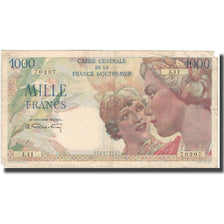 Banknot, Francuska Afryka Równikowa, 1000 Francs, 1926, 1926-02-17, KM:26