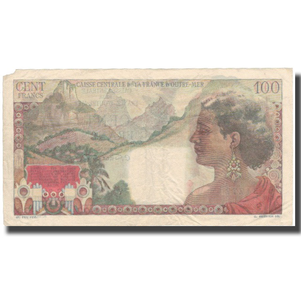 Billet, Afrique-Équatoriale française, 100 Francs, Undated (1947), KM:24, TB+