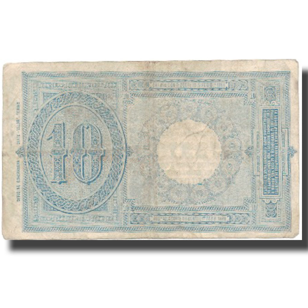 Banknote, Italy, 10 Lire, 1914, 1914, KM:20e, VF(20-25)