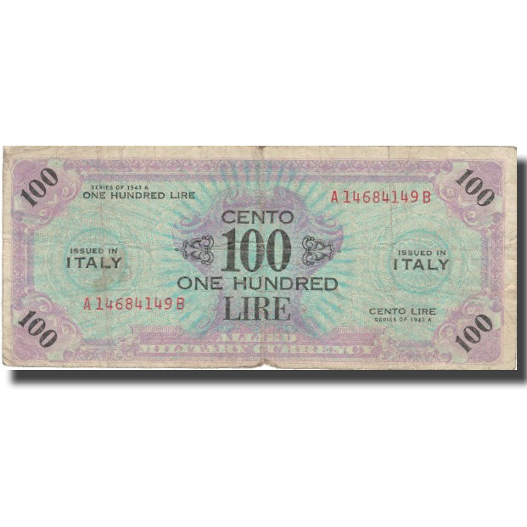 Banknote, Italy, 100 Lire, 1943A, VF(20-25)