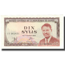 Banconote, Guinea, 10 Sylis, 1960, 1960-03-01, KM:16, FDS