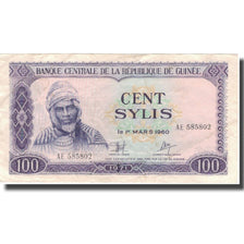 Banknote, Guinea, 100 Sylis, 1960, 1960-03-01, KM:19, VF(30-35)