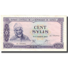 Billet, Guinea, 100 Sylis, 1960, 1960-03-01, KM:19, TTB