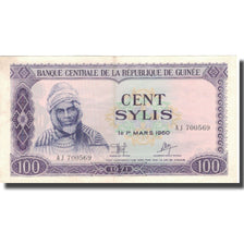 Banknote, Guinea, 100 Sylis, 1960, 1960-03-01, KM:19, EF(40-45)