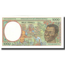 Banknote, Central African States, 1000 Francs, 1993, 2000, KM:102Cg, UNC(65-70)