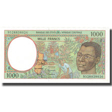 Banknote, Central African States, 1000 Francs, 1993, 2000, KM:102Cg, UNC(65-70)