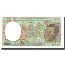 Biljet, Staten van Centraal Afrika, 1000 Francs, 1993, 2000, KM:102Cg, NIEUW