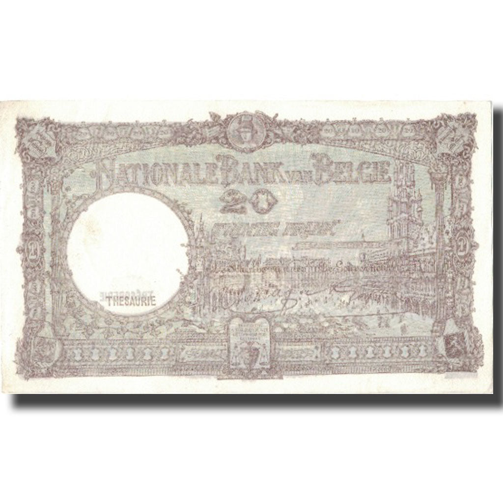 Billet, Belgique, 20 Francs, 1944, 1944-03-01, KM:111, TTB