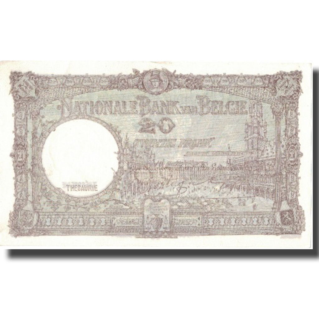Banconote, Belgio, 20 Francs, 1944, 1944-03-01, KM:111, BB