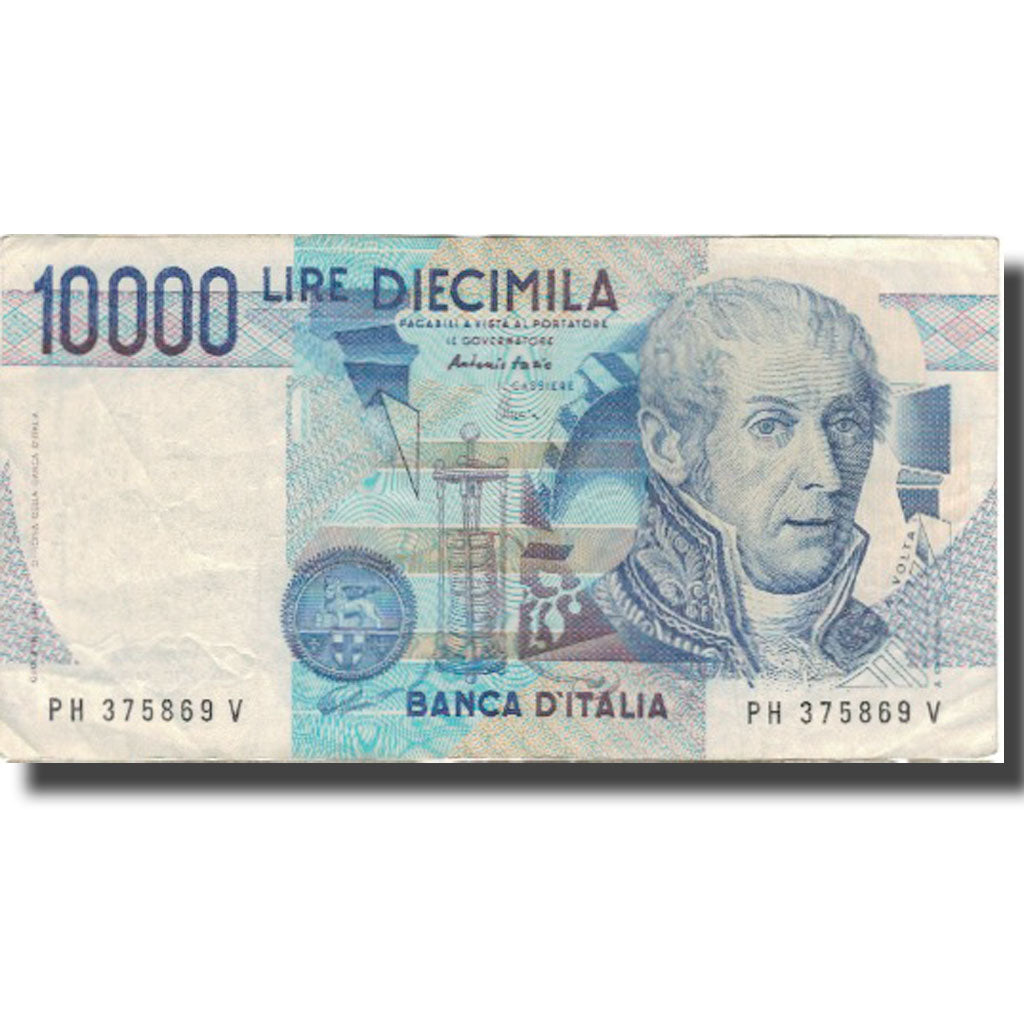 Banconote, Italia, 10,000 Lire, 1984, 1984-09-03, KM:112d, MB