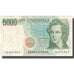 Geldschein, Italien, 5000 Lire, 1985, 1985-01-04, KM:111b, SS+