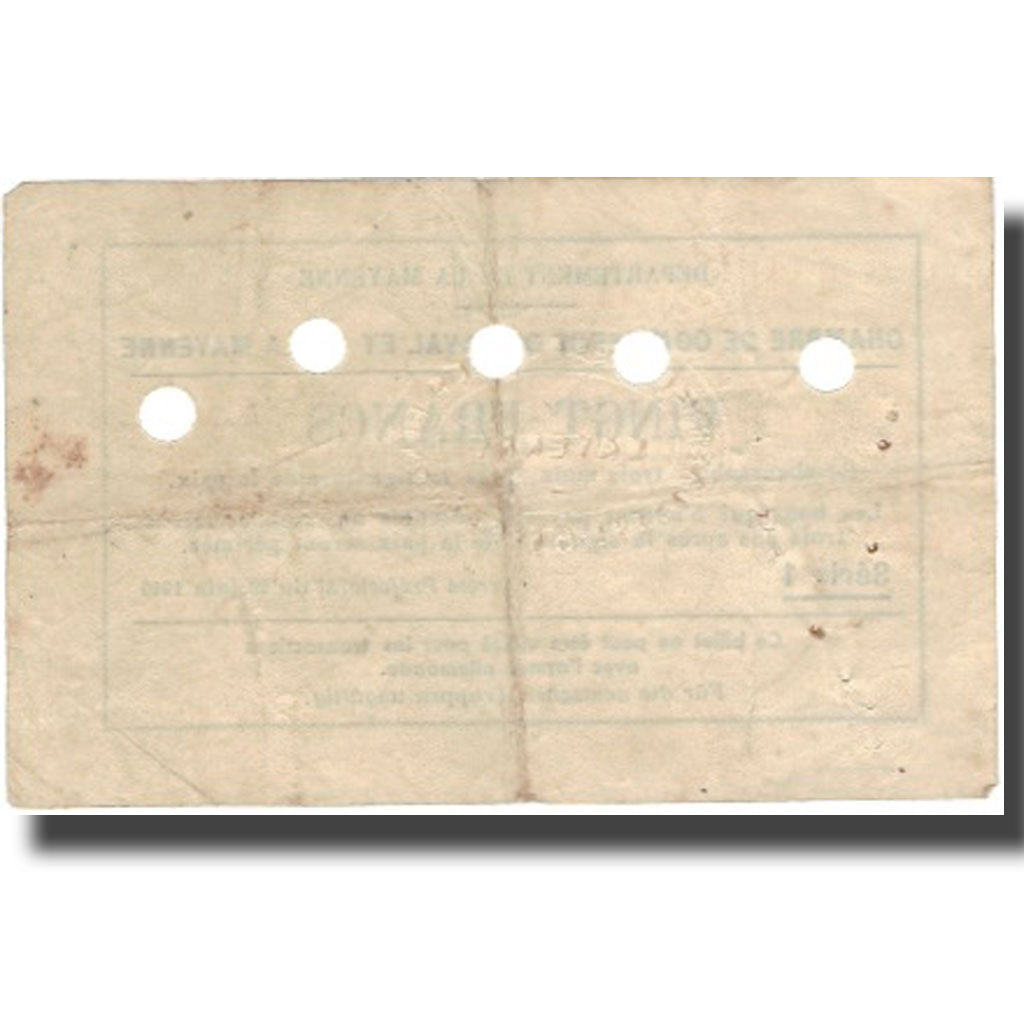 Francia, Laval, 20 Francs, 1940, BB