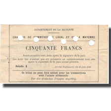 France, Laval, 50 Francs, 1940, EF(40-45)