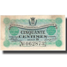 Billete, Algeria, 50 Centimes, Chambre de Commerce, MBC+