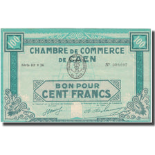 France, CAEN, 100 Francs, 1940, AU(55-58)
