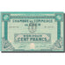 France, CAEN, 100 Francs, 1940, SUP