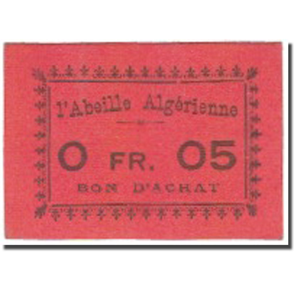 Billete, Algeria, 5 Centimes, valeur faciale, SC