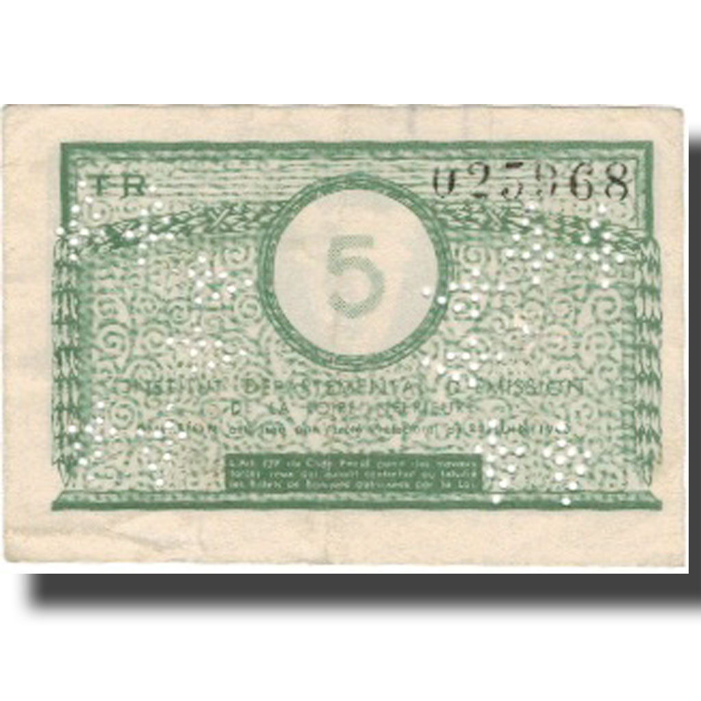 Francia, Nantes, 5 Francs, MB+