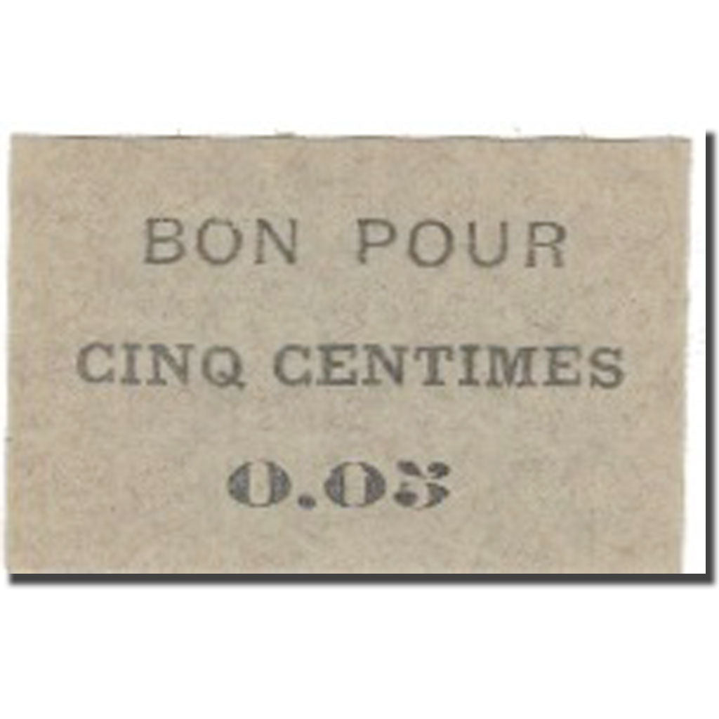 Billet, Algeria, 5 Centimes, valeur faciale, SUP+