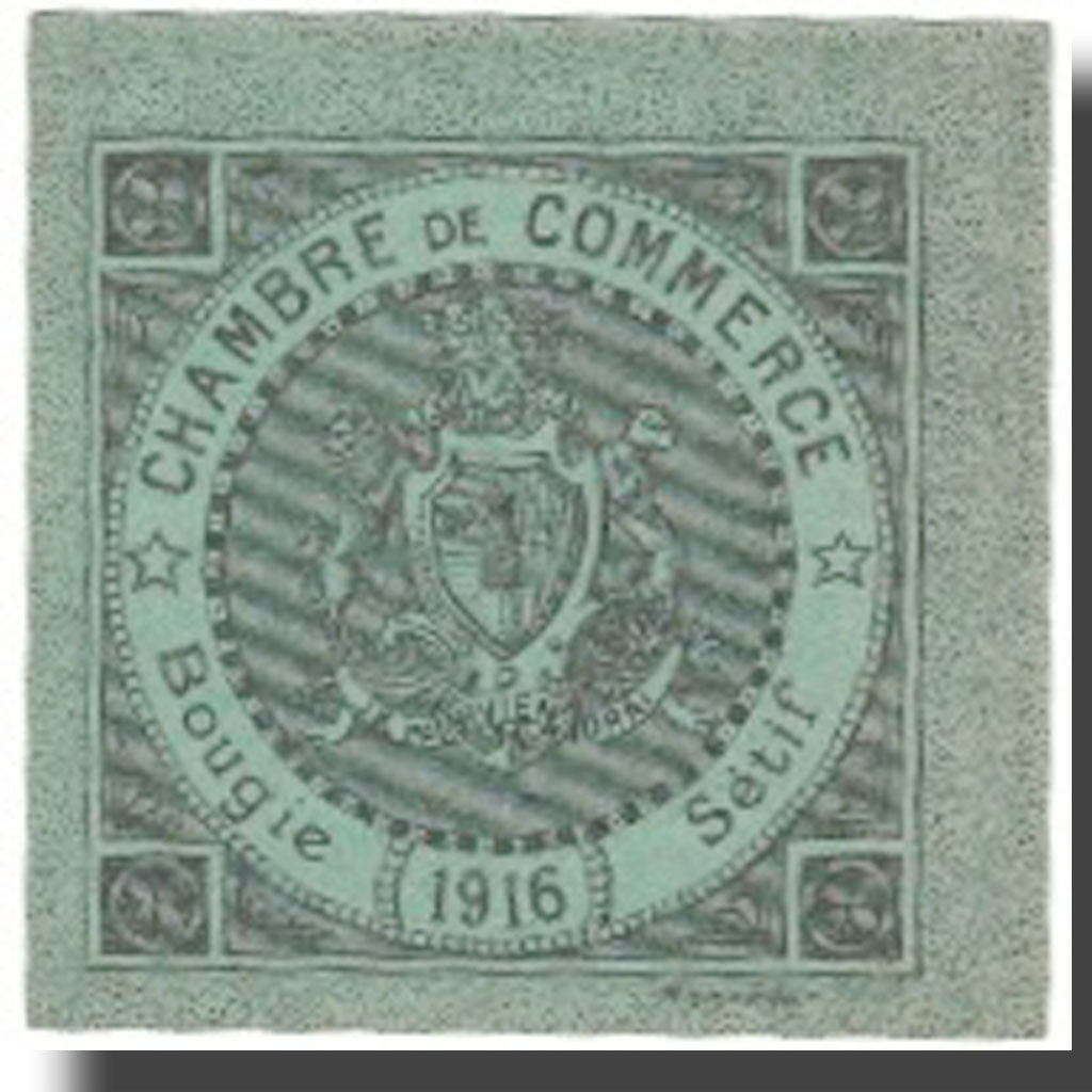 Billete, Algeria, 5 Centimes, Blason, 1916, 1916, EBC+