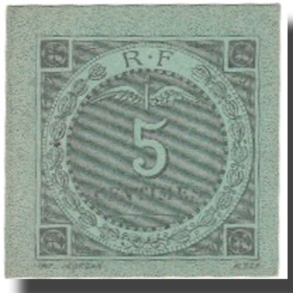 Billete, Algeria, 5 Centimes, Blason, 1916, 1916, EBC+