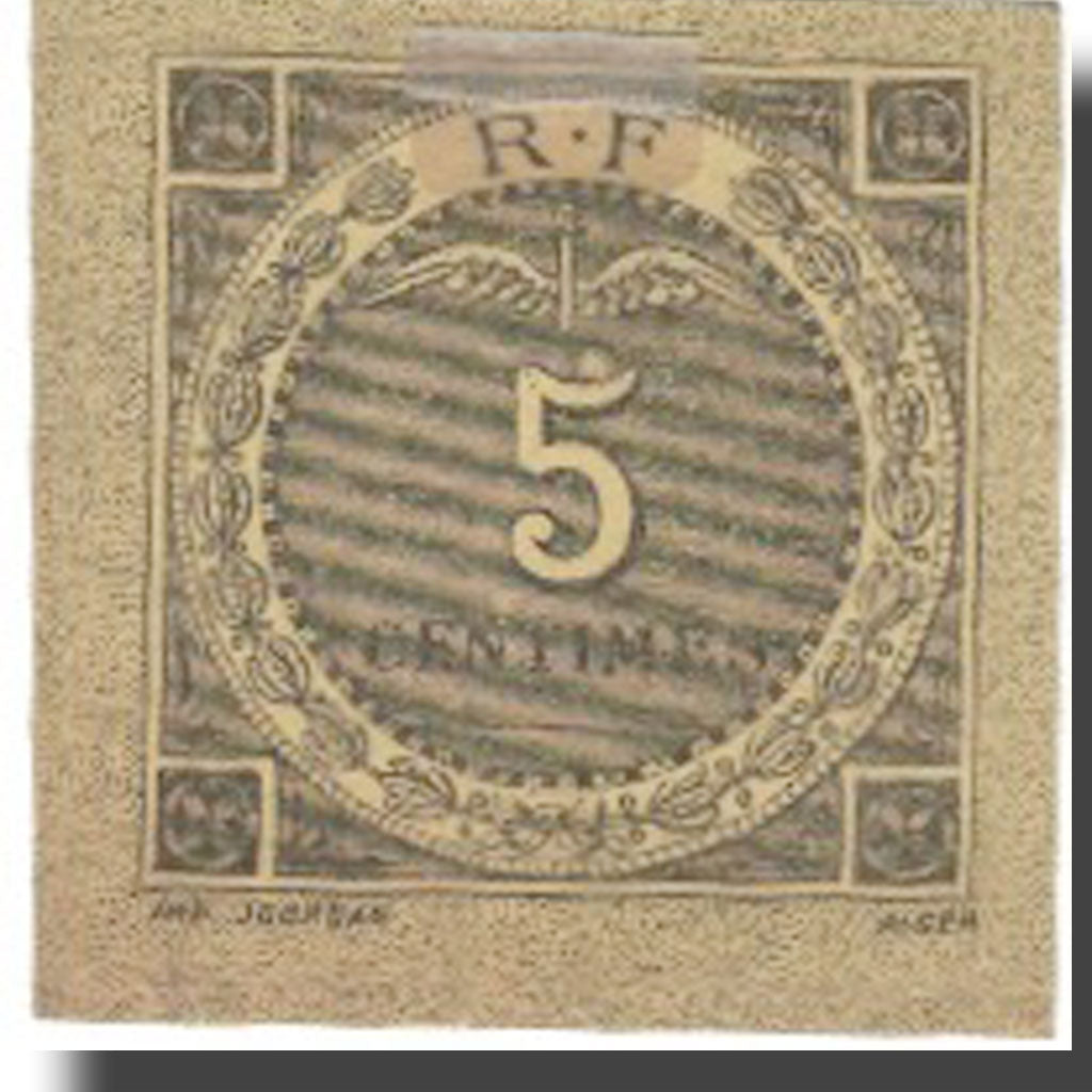 Billete, Algeria, 5 Centimes, Blason, 1916, 1916, SC