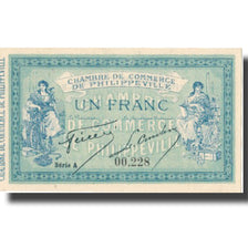 Banknote, Algeria, 1 Franc, Chambre de Commerce, 1914, 1914-11-10, UNC(60-62)