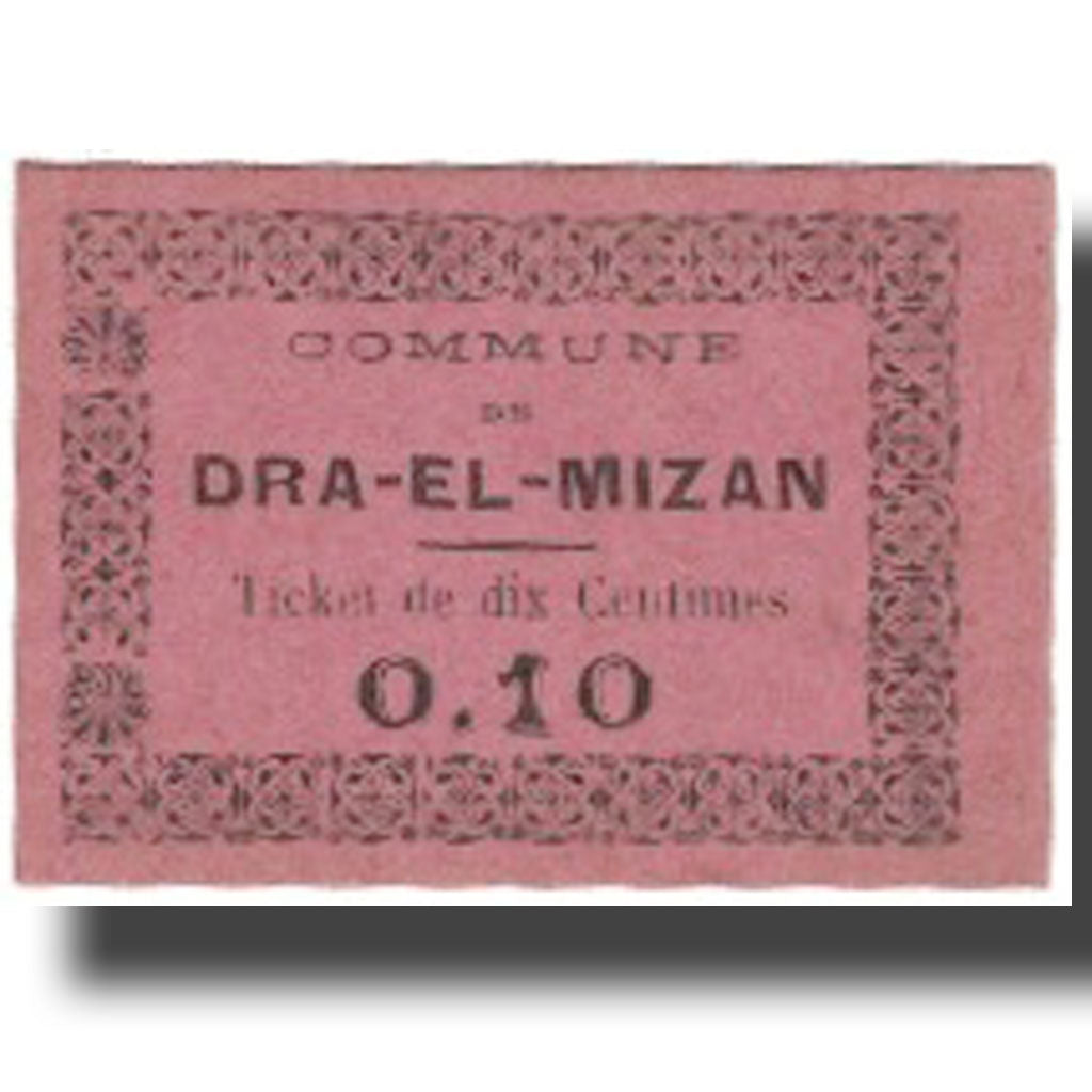 Banknot, Algieria, 10 Centimes, N.D, 1917, 1917-02-27, UNC(60-62)