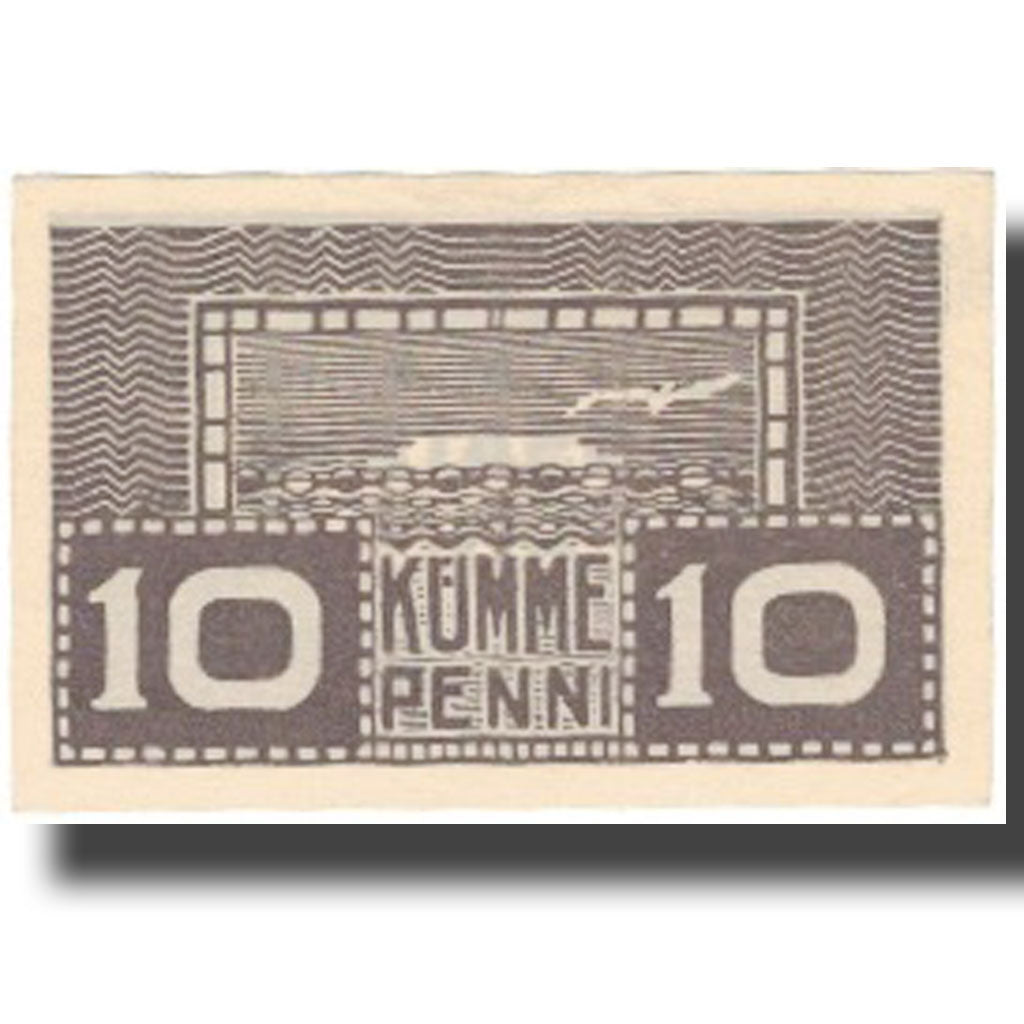 Nota, Estónia, 10 Penni, mer, KM:40b, UNC(64)