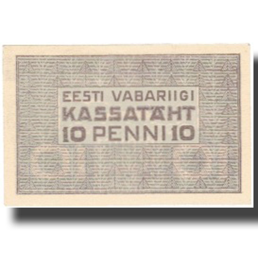 Nota, Estónia, 10 Penni, mer, KM:40b, UNC(64)