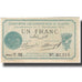 Banknote, Algeria, 1 Franc, Chambre de Commerce, 1914, 1914-09-03, UNC(64)