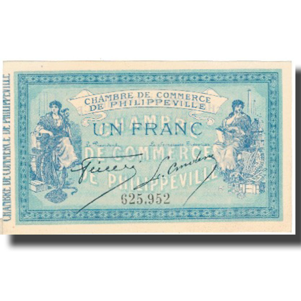 Billet, Algeria, 1 Franc, Chambre de Commerce, 1914, 1914-11-10, SPL