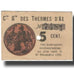 Francia, AX LES THERMES, 5 Centimes, 1919, BC+