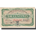 Banconote, Algeria, 50 Centimes, Chambre de Commerce, 1916, 1916-11-07, ANNULÉ