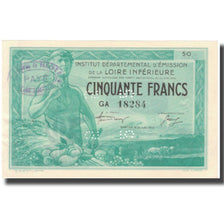 France, Nantes, 50 Francs, 1940, AU(55-58)