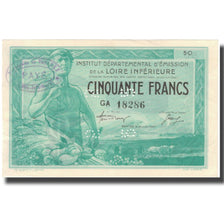 France, Nantes, 50 Francs, 1940, AU(55-58)