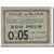 Biljet, Algerije, 5 Centimes, valeur faciale, 1916, 1916-10-05, SUP