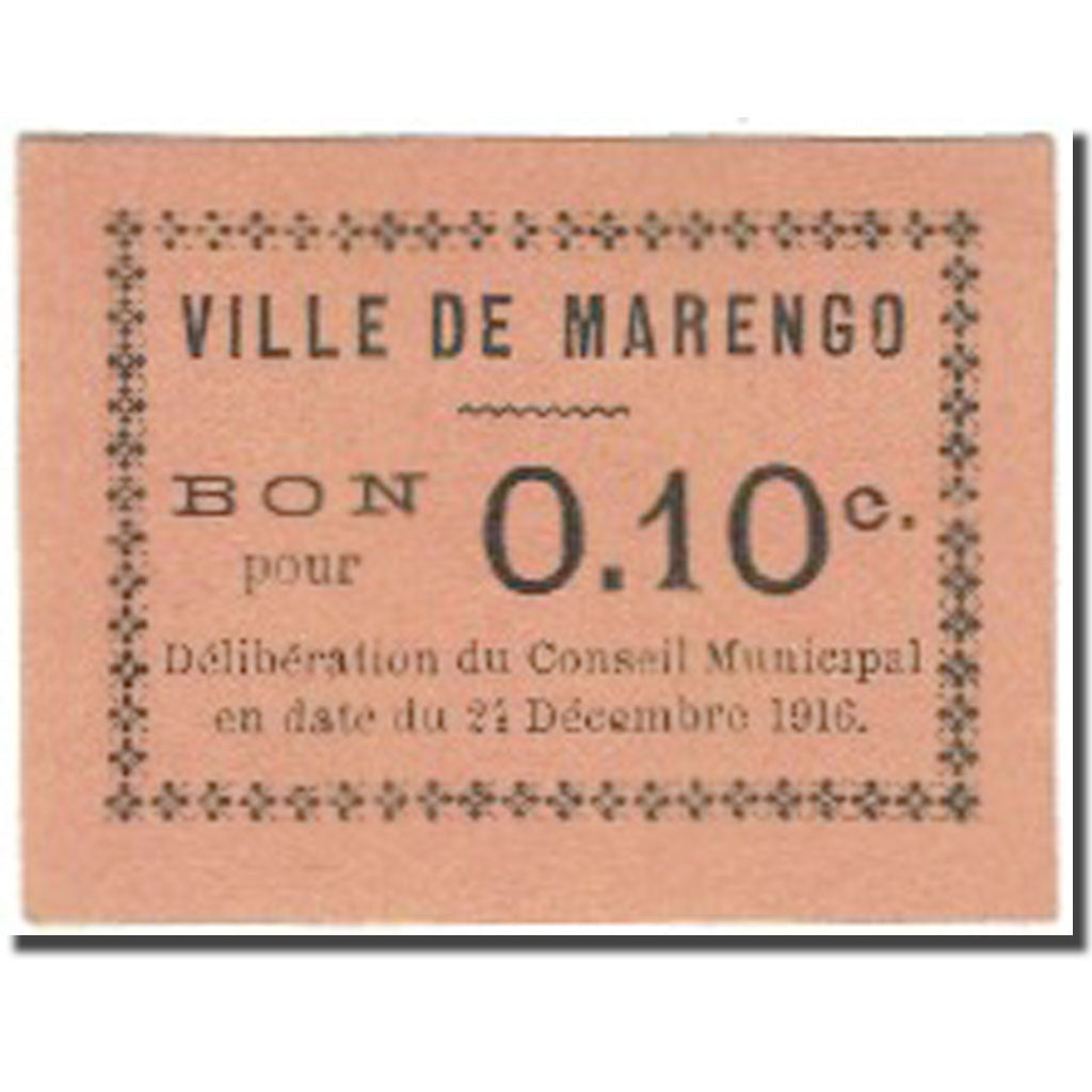 Banknote, Algeria, 10 Centimes, coq, 1916, 1916-12-24, UNC(60-62)