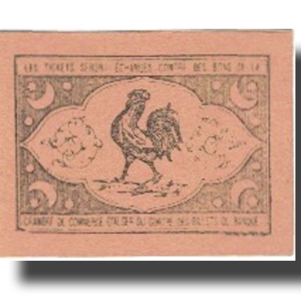 Banknote, Algeria, 10 Centimes, coq, 1916, 1916-12-24, UNC(60-62)