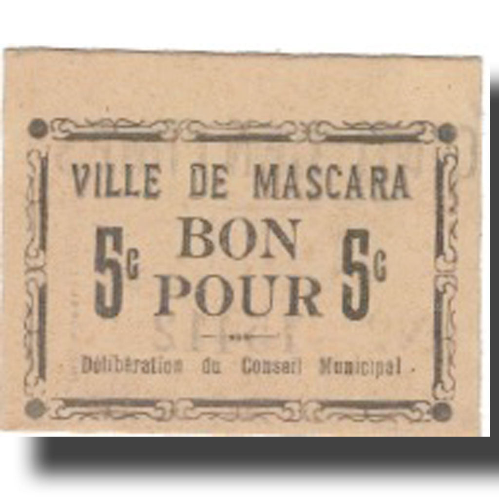Banknot, Algieria, 5 Centimes, valeur faciale, AU(50-53)