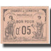 Banknote, Algeria, 5 Centimes, Chambre de Commerce, 1919, 1919-11-15, UNC(63)