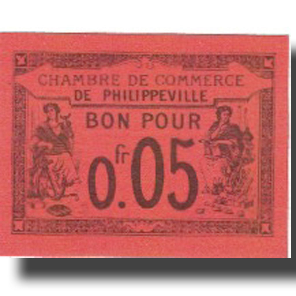 Banknot, Algieria, 5 Centimes, Chambre de Commerce, 1915, 1915-10-07, UNC(63)