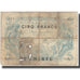Banknote, Algeria, 5 Francs, 1920, 1920-01-31, KM:71b, VF(20-25)