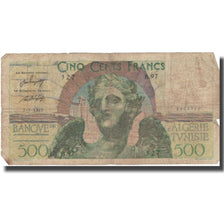 Banconote, Tunisia, 500 Francs, 1947, 1947-05-05, KM:25, B+