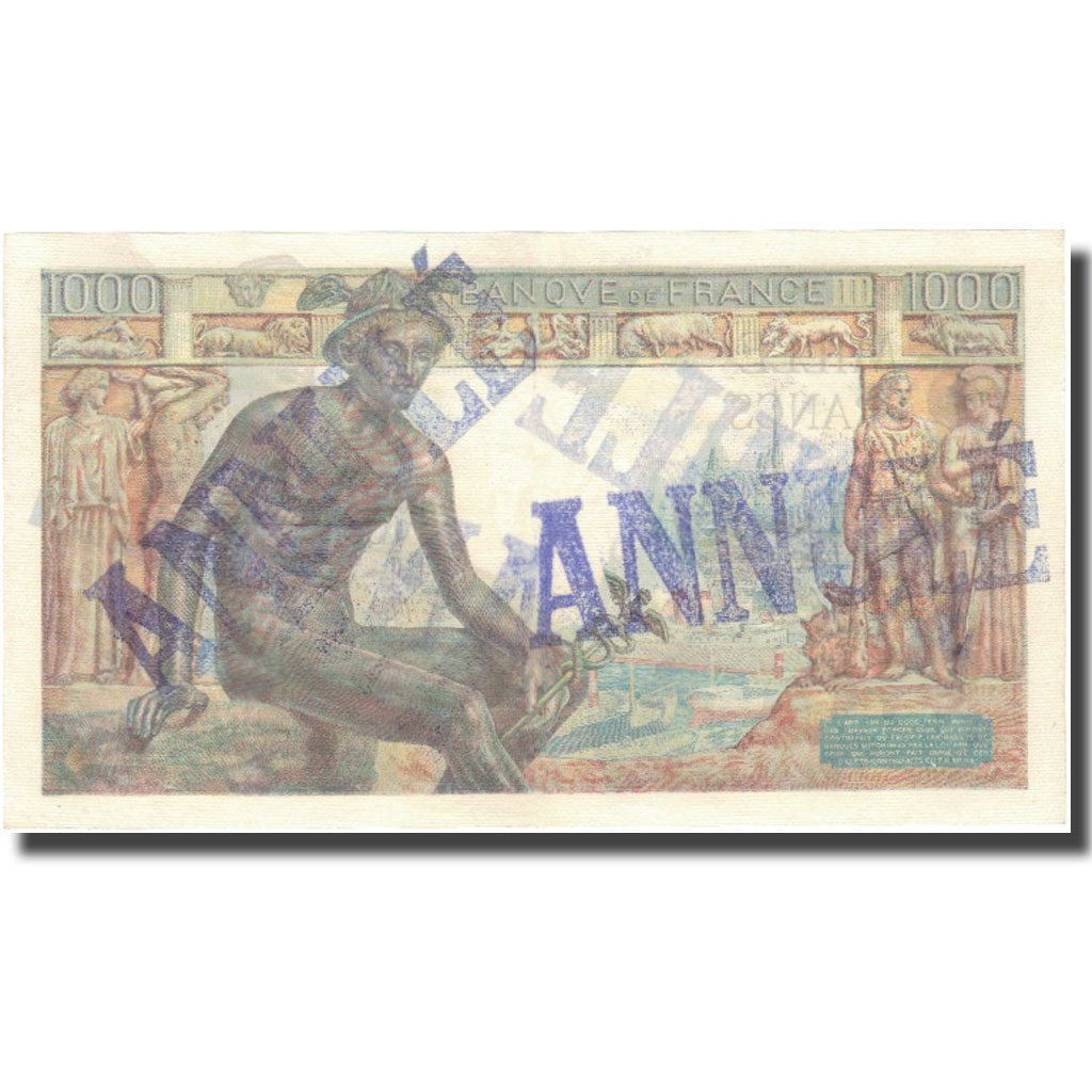 France, 1000 Francs, 1943, 1943-01-28, ANNULÉ, UNC(60-62), Fayette:40.17