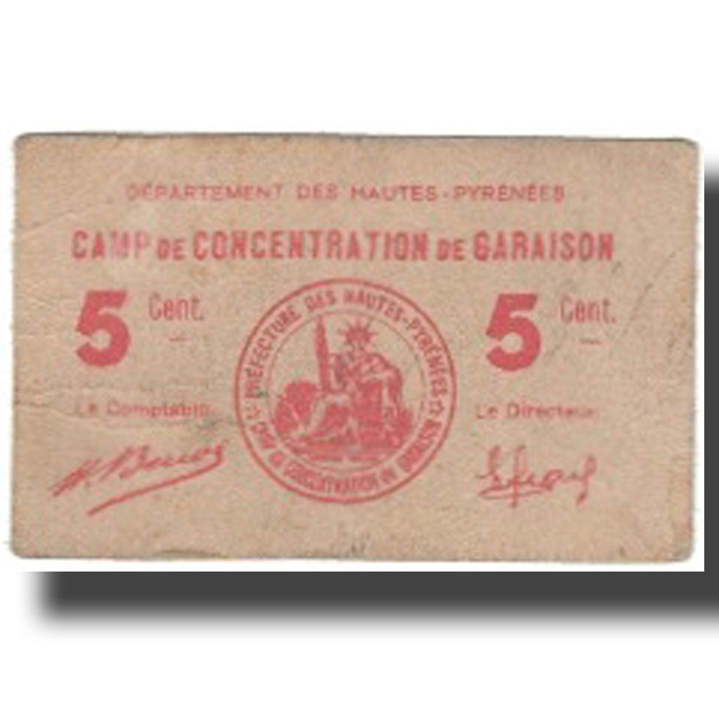 France, Pyrénées Orientales, 5 Centimes, VF(20-25)