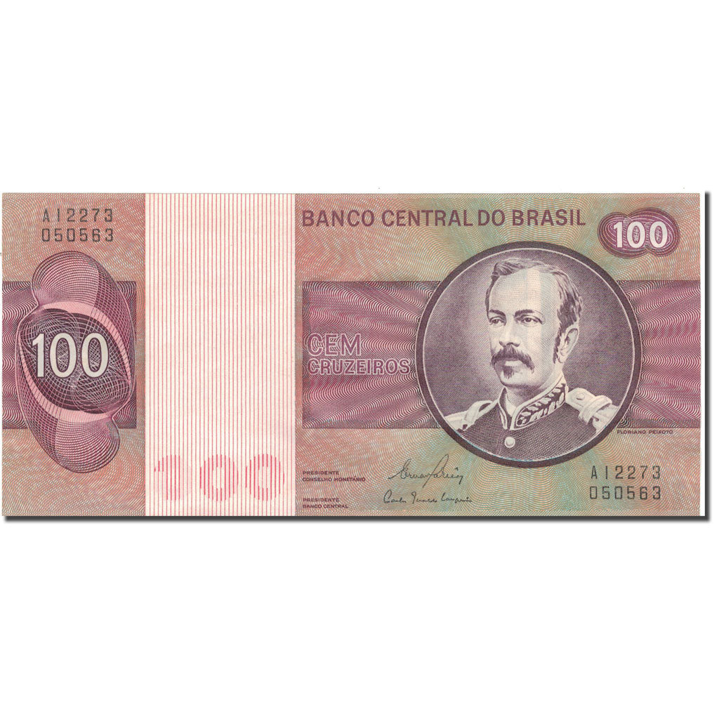 Banconote, Brasile, 100 Cruzeiros, KM:195Ab, SPL-