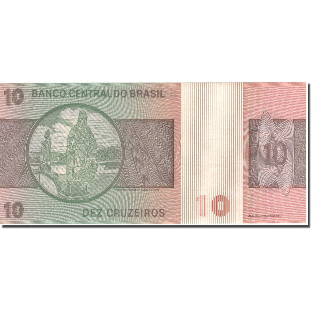 Nota, Brasil, 10 Cruzeiros, KM:193e, UNC(60-62)